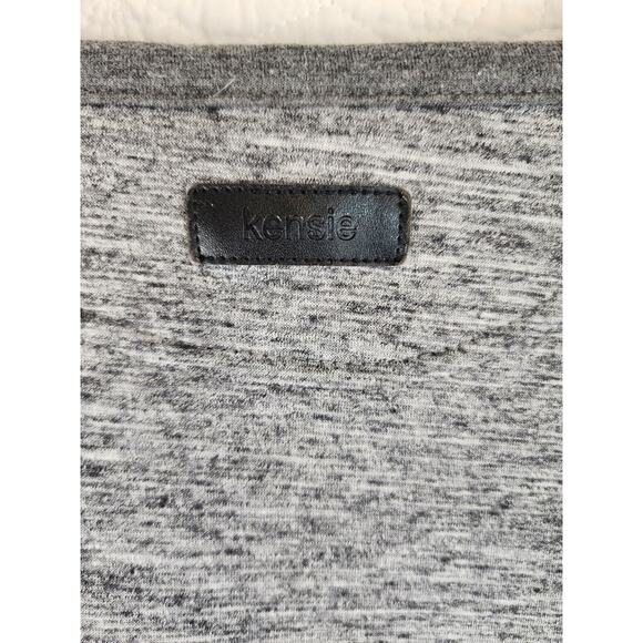 Kensie Womens Knit Jacket Pockets No Closure Heather Gray Size Large - Picture 7 of 7